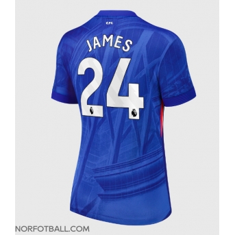 Billige Fotballdrakt Chelsea Reece James #24 Replika Hjemmedrakt Dame 2025-26 Kortermet